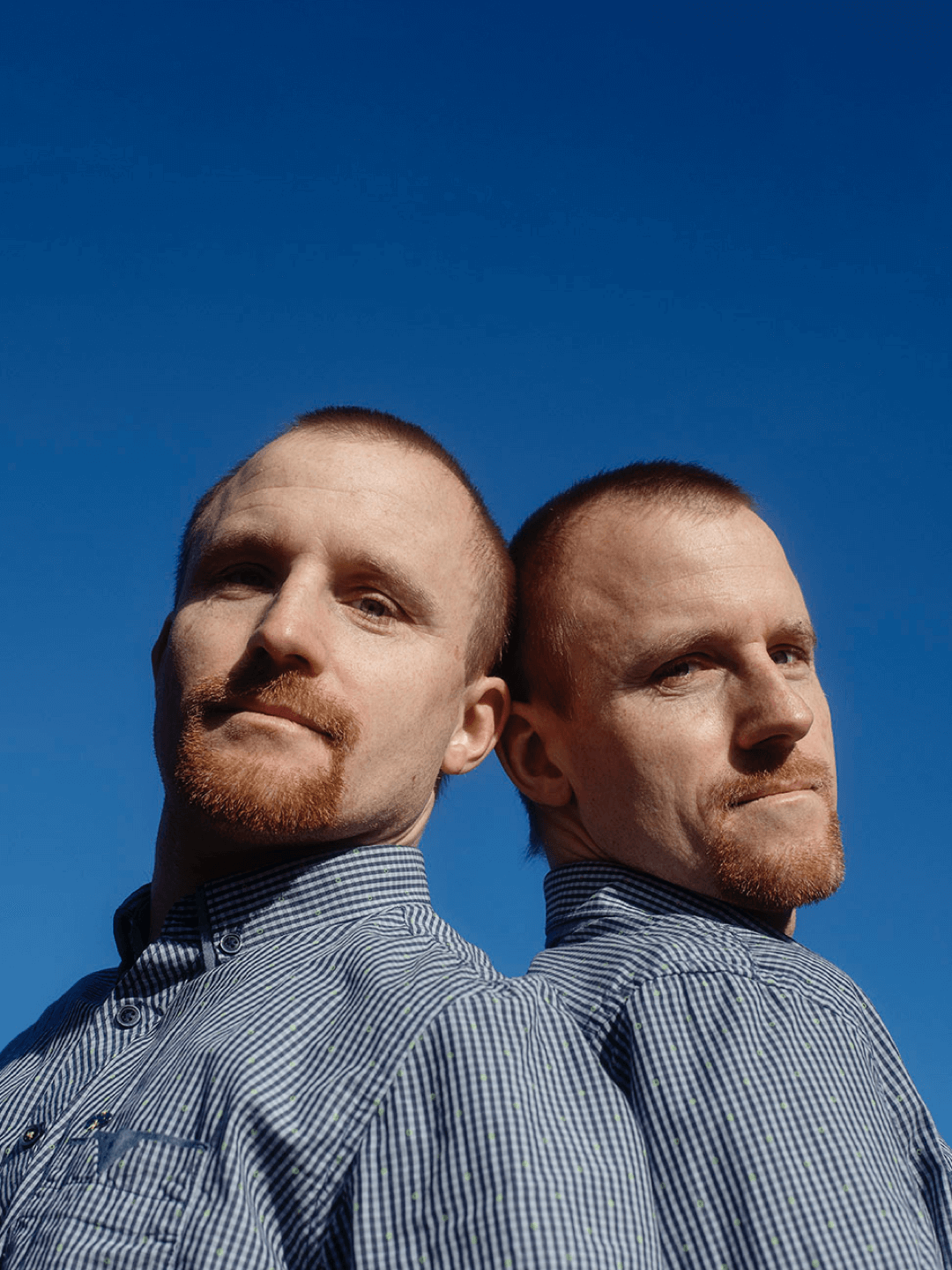 Portrait der Zwillinge Hendrik und Mathias Mahlow